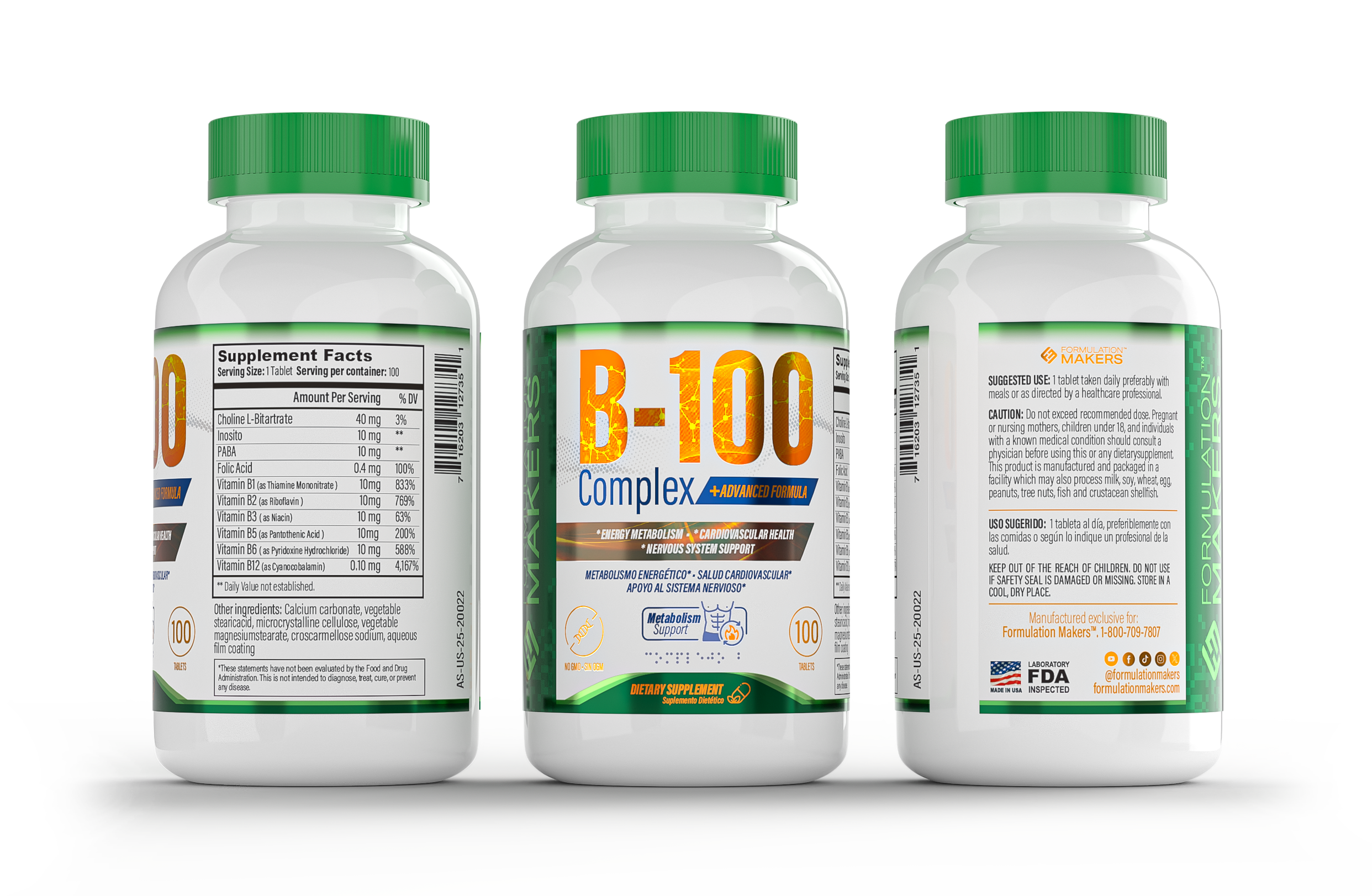 Complejo B-100 60 Cápsulas - Imagen 2