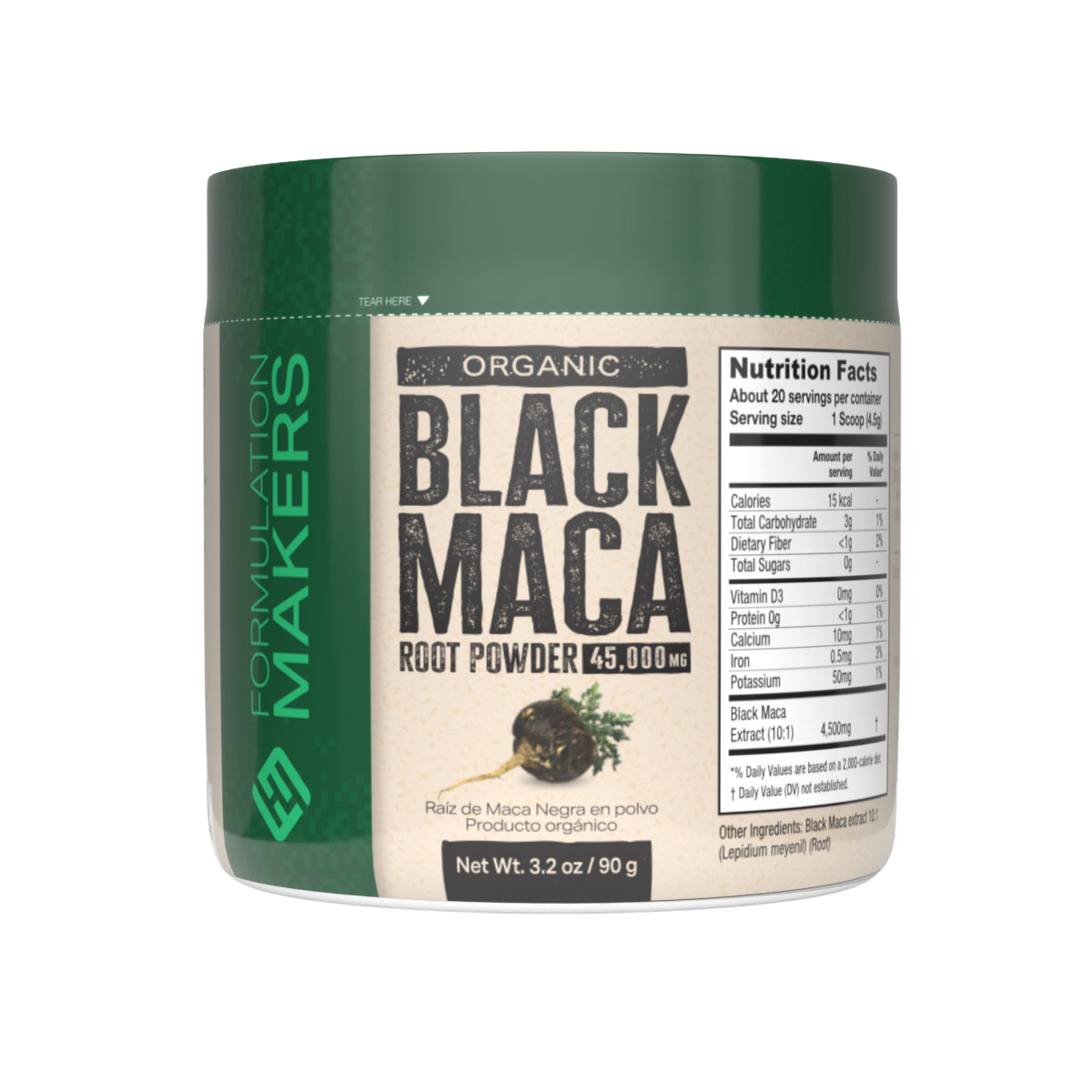Black Maca en Polvo 90 g