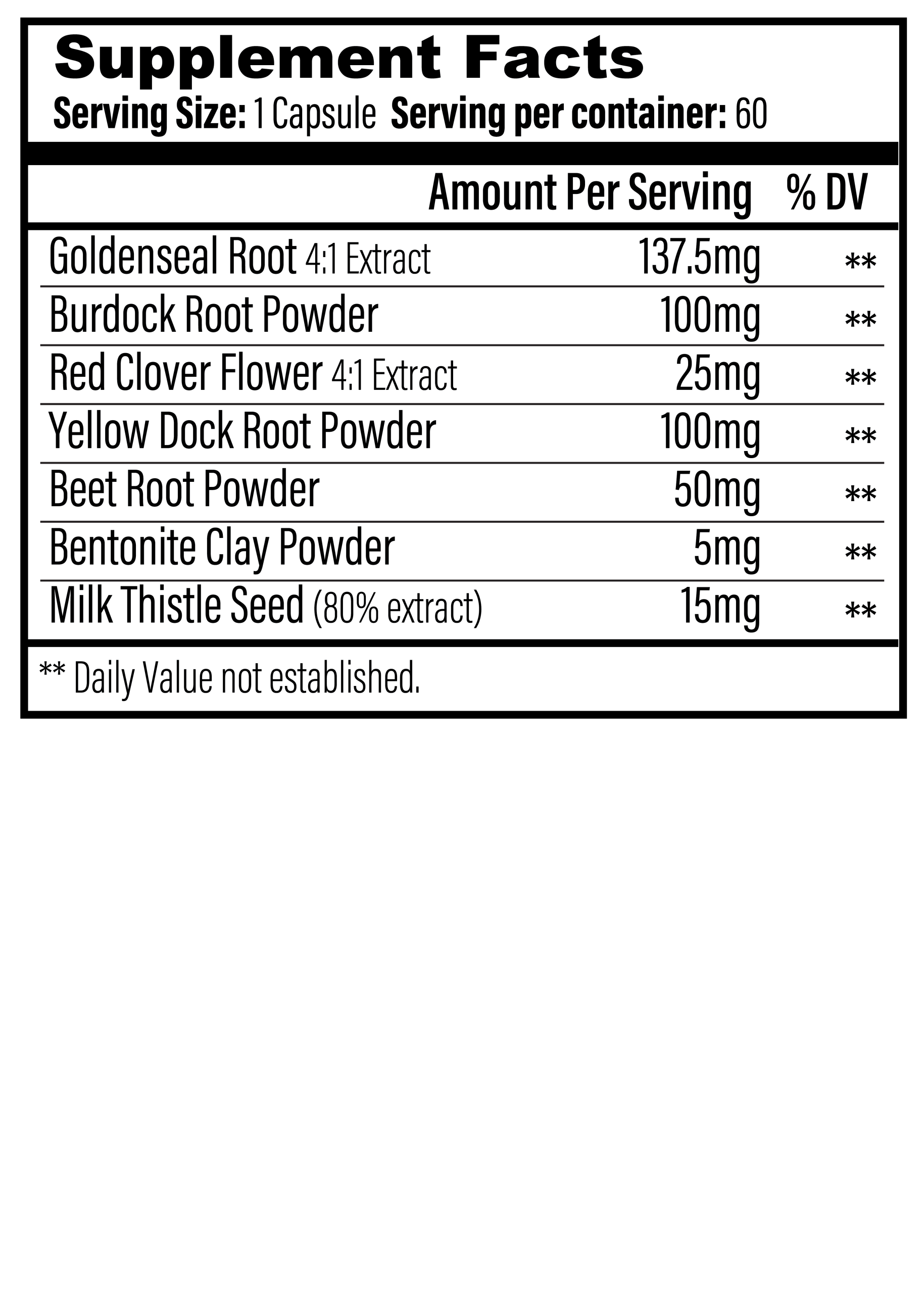 Detoxificador Natural 60 Cápsulas - Imagen 3