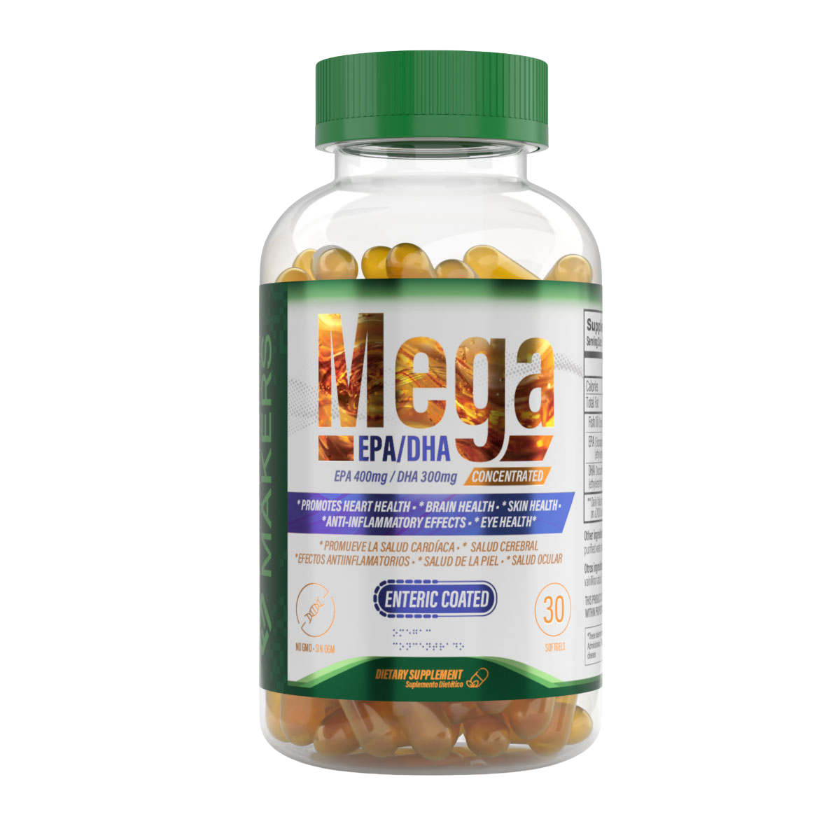 Mega EPA/DHA 30 Cápsulas Blandas