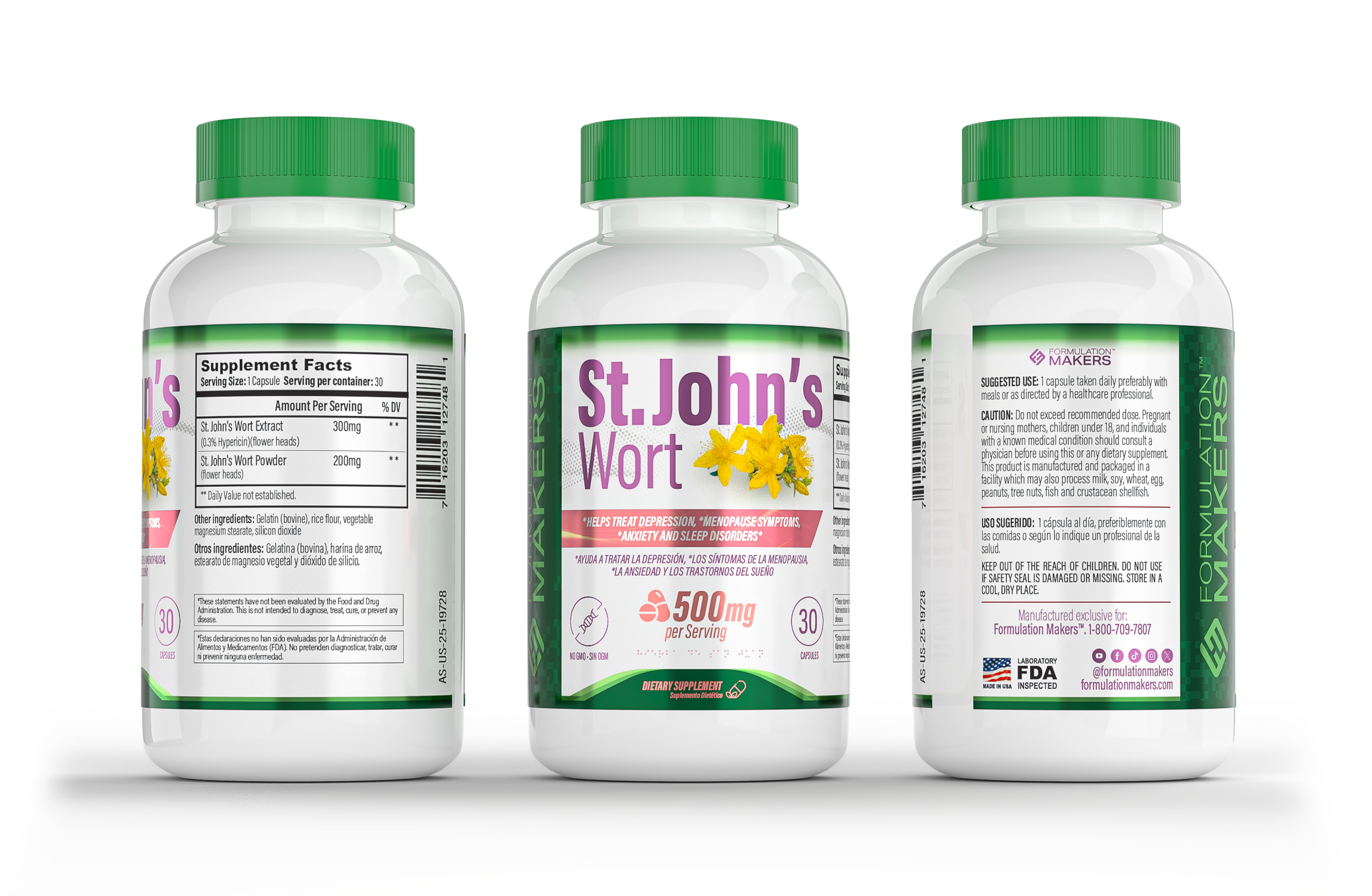 Hierba de San Juan 30 Cápsulas - Imagen 2